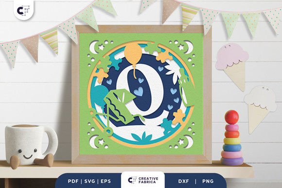 Baby Alphabet Q Monogram 3D Papercut SVG: A Unique Touch for Newborn Decor