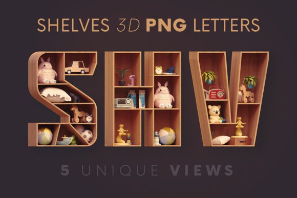 Cabinet Shelves 3D Lettering: A Modern Solution for Creative and Business Projects
