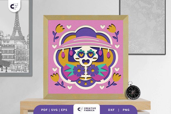 Dias De Los Muertos 3D Layered Paper Cut: A Unique Artistic Expression