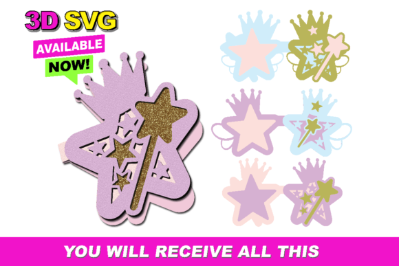 Fairy Card 3D SVG: A Creative Tool for Digital Crafting