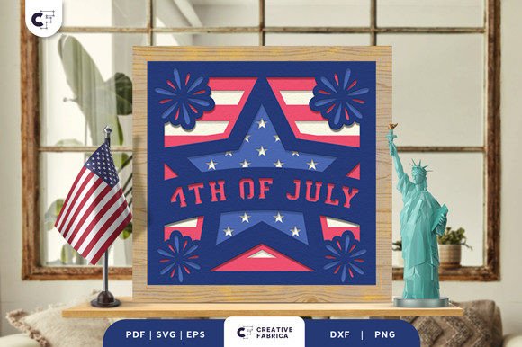 Independence Day Firework 3D Papercut: A Unique Way to Celebrate Freedom